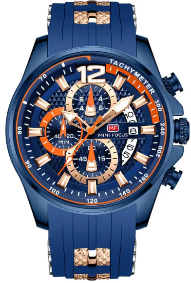 Montre Montre à quartz étanche Grand cadran Montre lumineuse pour homme 0350G