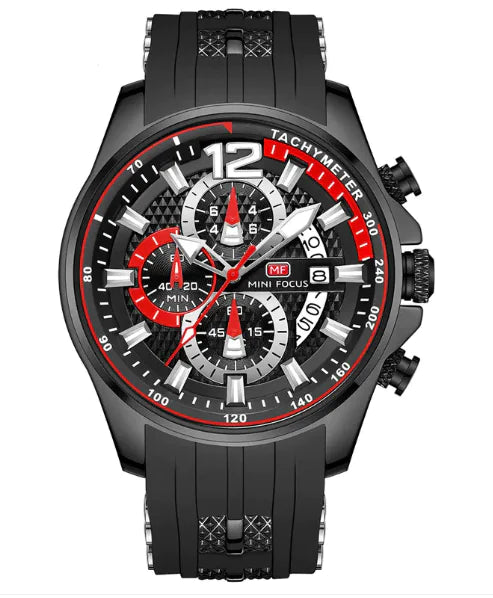 Montre Montre à quartz étanche Grand cadran Montre lumineuse pour homme 0350G