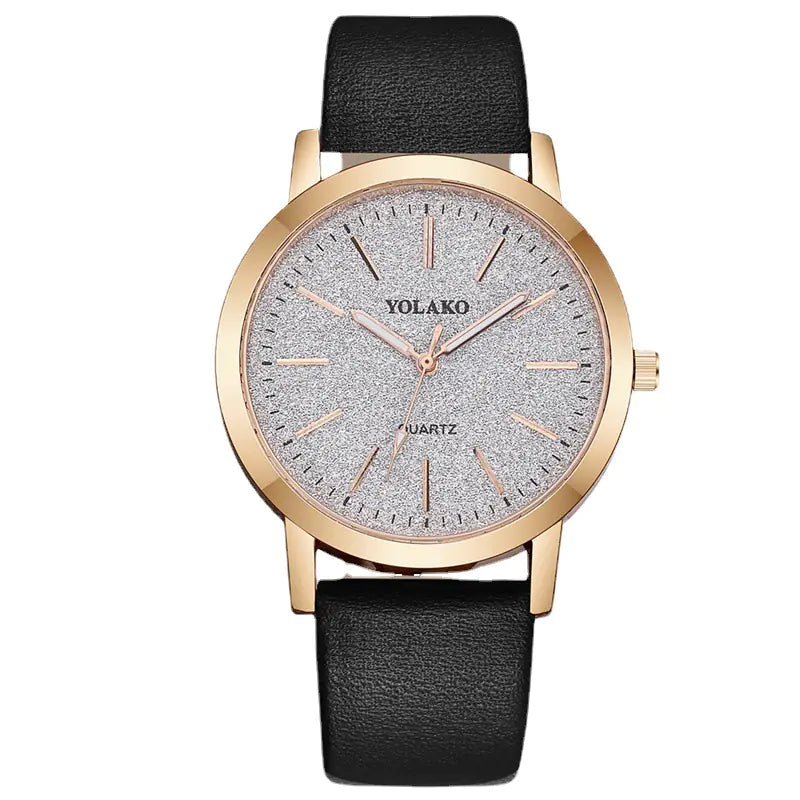 Montre bracelet, montre bracelet en cuir, montre à paillettes
