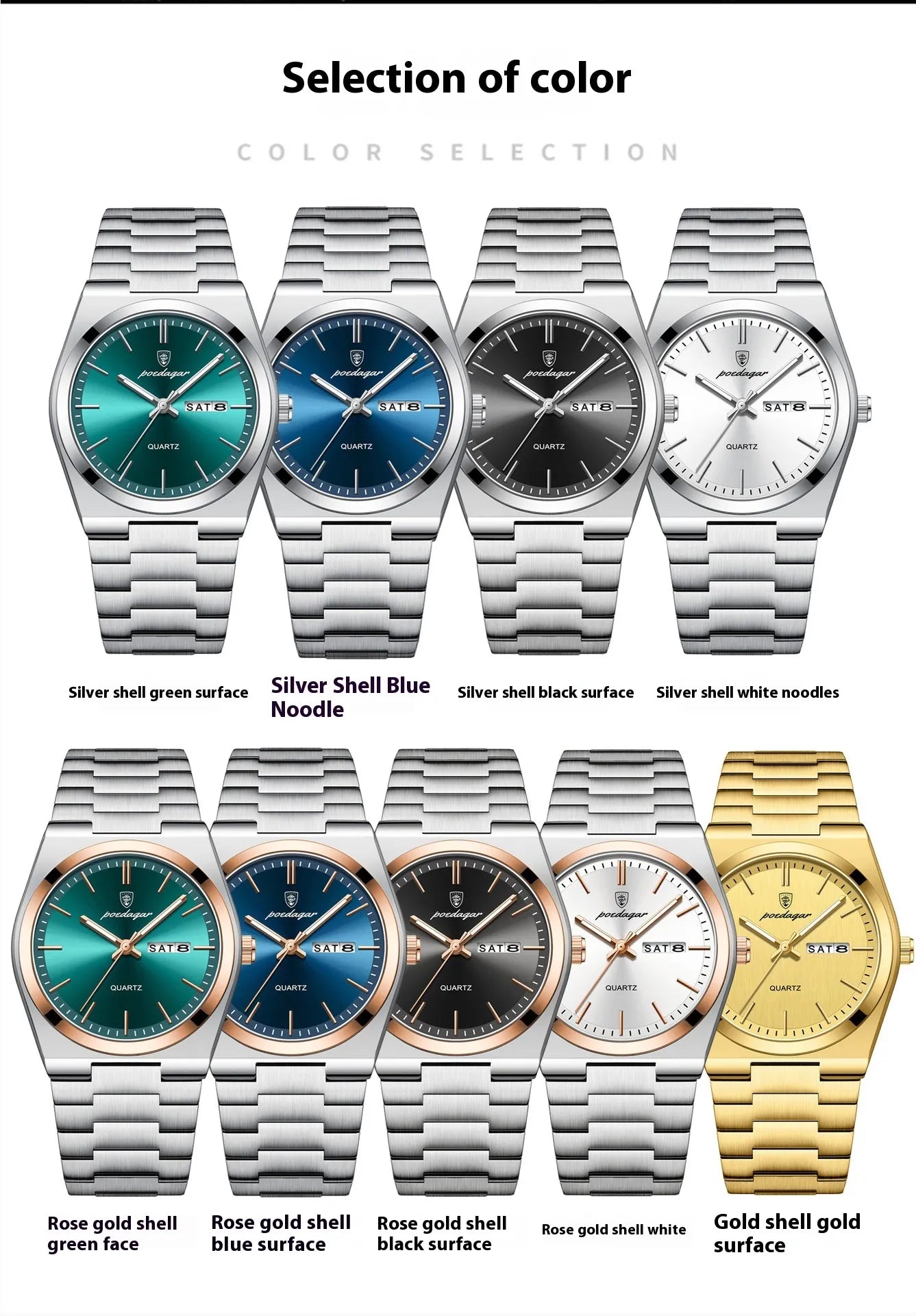 Montre ultra-mince pour homme Montre à quartz lumineuse imperméable