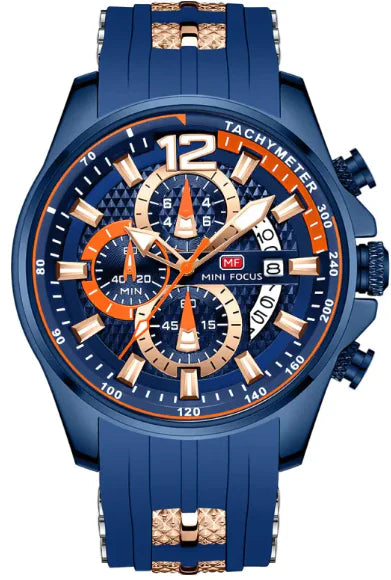 Montre Montre à quartz étanche Grand cadran Montre lumineuse pour homme 0350G